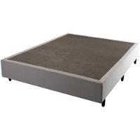 Base Box para Colchão de Casal Hellen Universal 38x138x188cm - Cinza/Preto - 1
