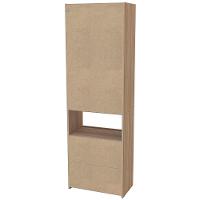 Armário Multiuso Politorno Goiânia com 2 Portas, 3 Prateleiras e Mesa Retrátil com Chave - 7