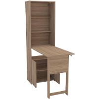 Armário Multiuso Politorno Goiânia com 2 Portas, 3 Prateleiras e Mesa Retrátil com Chave - 5