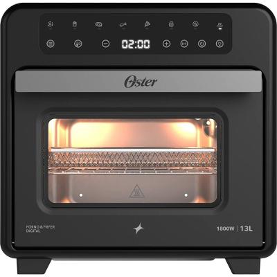 Forno e Fryer Oster Digital Pro OFOR170 13L 8 em 1 Preto 127V