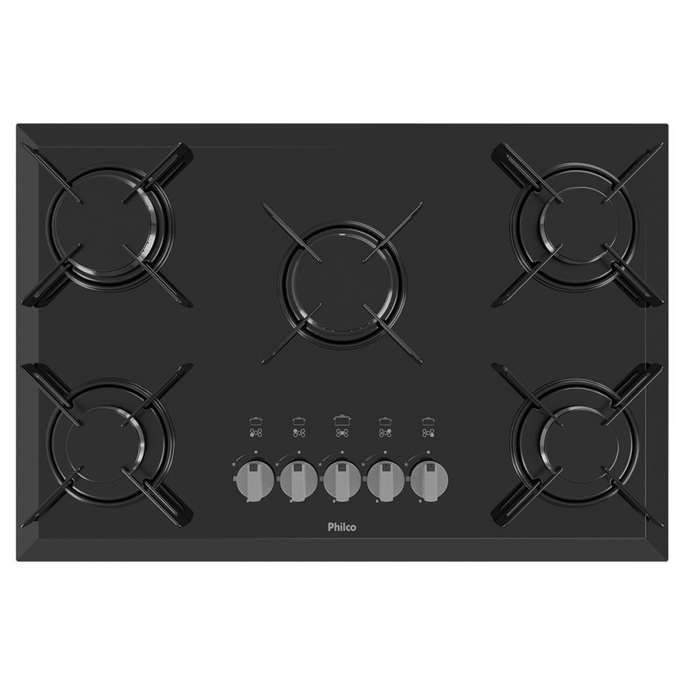 Cooktop a Gás Philco 5 Bocas Chef 5 Bisote Bivolt – Preto - 2
