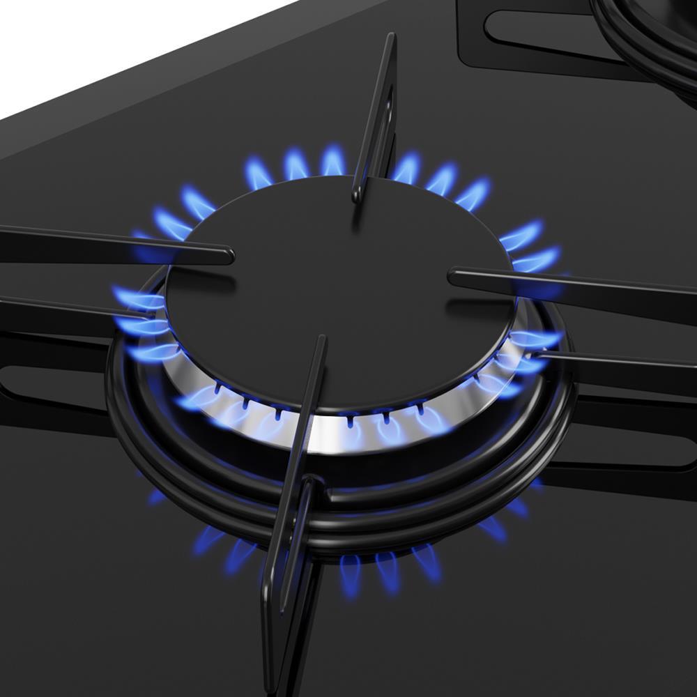 Cooktop a Gás Philco 5 Bocas Chef 5 Bisote Bivolt – Preto - 6