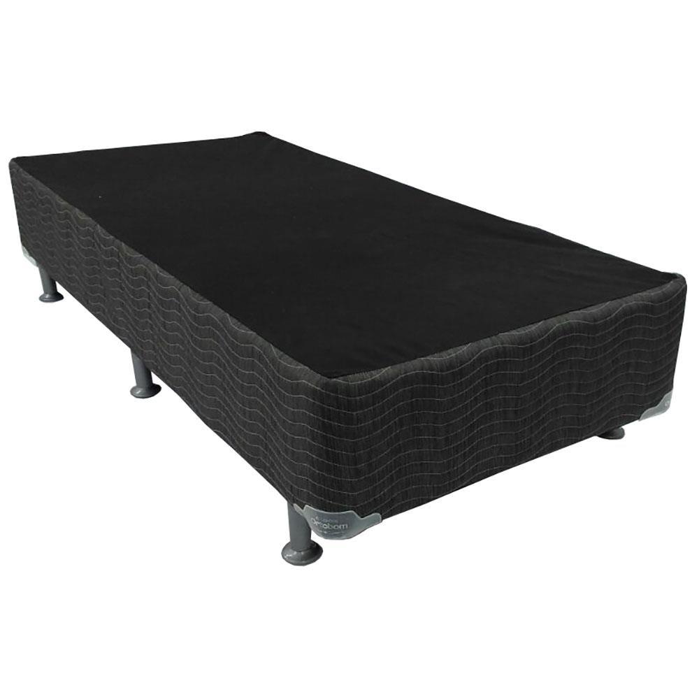 Base Box para Colchão de Solteiro Ortobom Evidence 40x88x188 cm - Cinza - 1