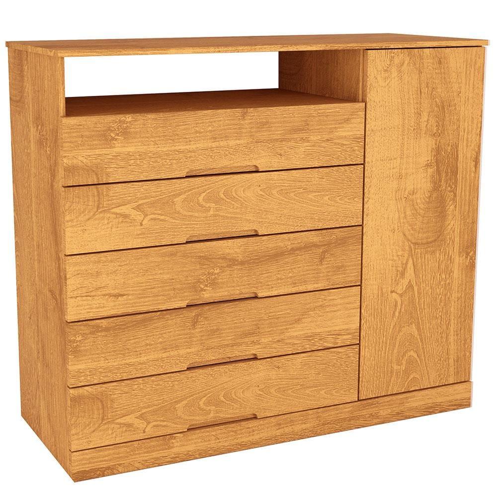 Cômoda Mademarcs Braga com 5 Gavetas e 1 Porta - 2