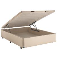 Base Box para Colchão de Casal Itaflex com Baú 40x138x188cm - Areia - 1