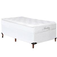 Colchão para Cama Solteiro Umaflex Itália Pillow Top e Molas Ensacadas 26x88x188 cm - Branco - 2