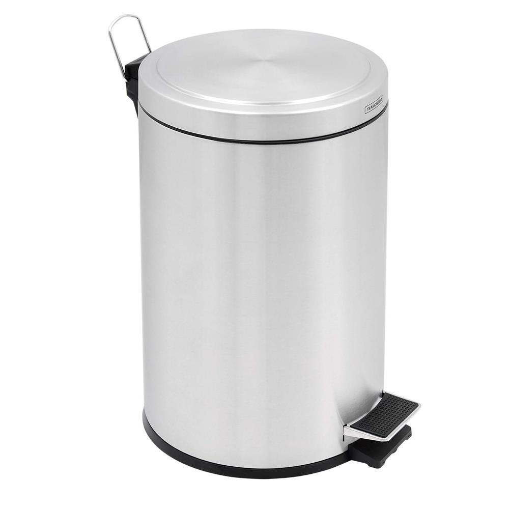 Lixeira Tramontina com Pedal Brasil Plus 94538/505 em Aço Inox – 5 L - 1