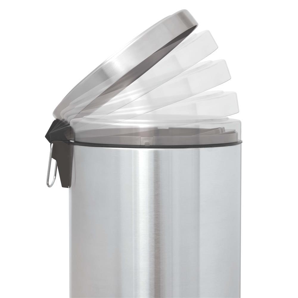 Lixeira Tramontina com Pedal Brasil Plus 94538/505 em Aço Inox – 5 L - 2