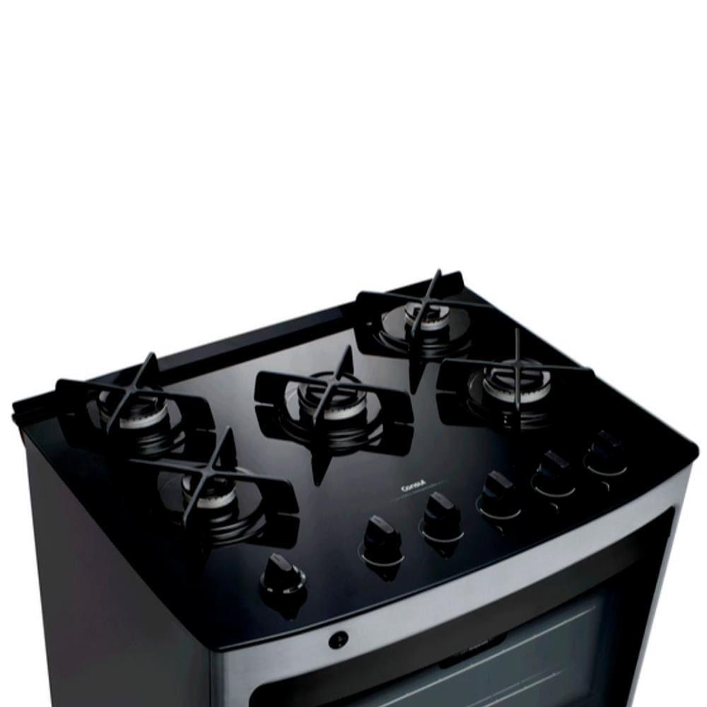 Fogão Consul 5 Bocas CFS5VAR com Mesa de Vidro, Trempes de Ferro Fundido e Acendimento Automático Bivolt - Inox - 3