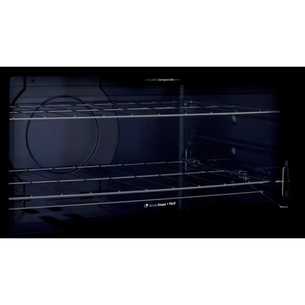 Fogão Consul 5 Bocas CFS5VAR com Mesa de Vidro, Trempes de Ferro Fundido e Acendimento Automático Bivolt - Inox - 6