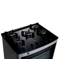 Fogão Consul 5 Bocas CFS5VAR com Mesa de Vidro, Trempes de Ferro Fundido e Acendimento Automático Bivolt - Inox - 3