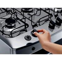 Fogão Consul 5 Bocas CFS5NAR com Mesa de Inox e Acendimento Automático Bivolt - Inox