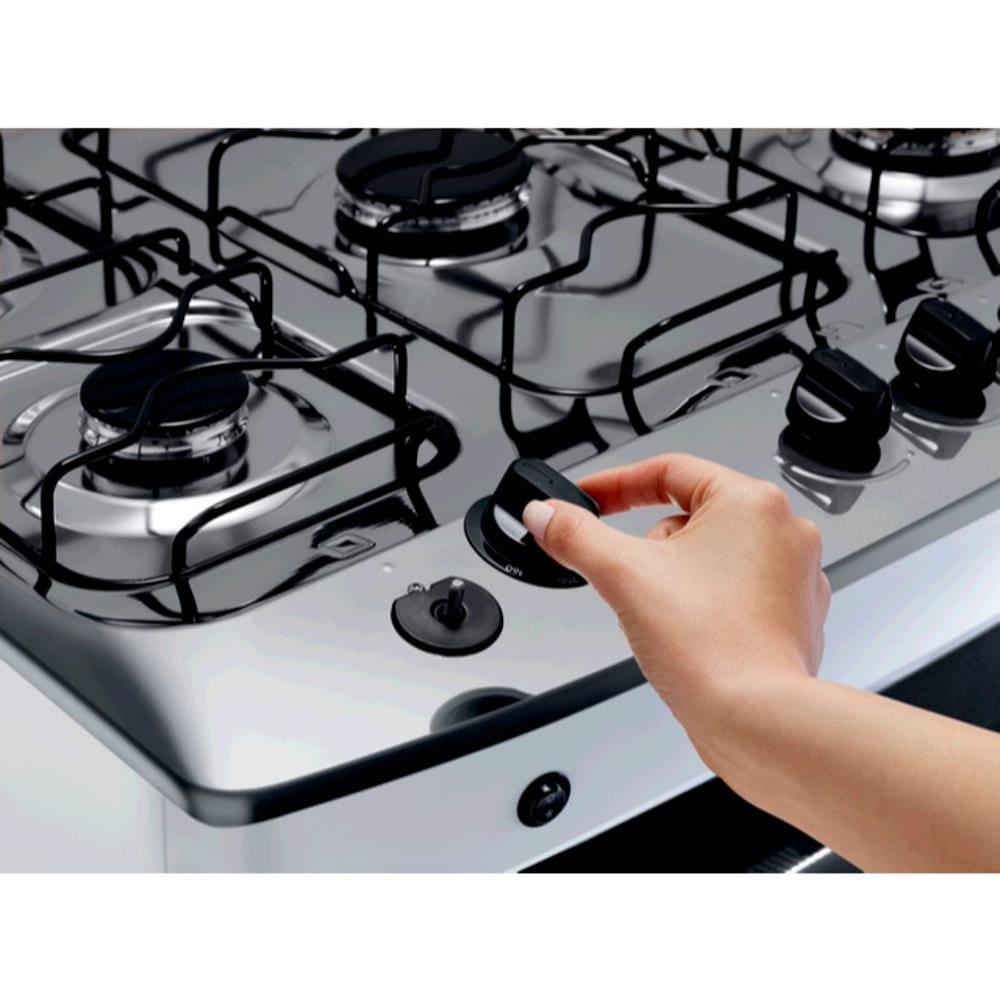 Fogão Consul 5 Bocas CFS5NAB com Mesa de Inox e Acendimento Automático Bivolt - Branco - 3