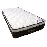 Colchão Solteiro Ortobom Magnyfic com Ortopillow e Molas Ensacadas 24 x 88 x 188 cm - Marrom/Bege - 1