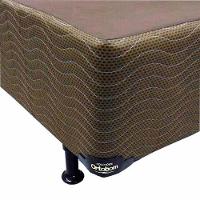 Base Box para Colchão Solteiro Ortobom Magnyfic A40 41 x 88 x 188 cm - Marrom - 2