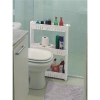 Prateleira Multiuso em Plástico Arthi com Rodízios – 77,5 cm