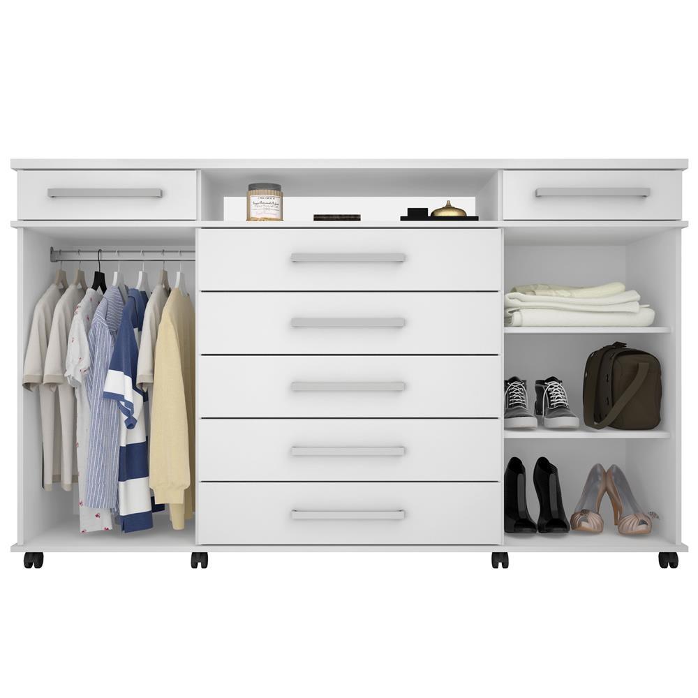 Cômoda Demóbile London com 7 Gavetas e 2 Portas - 3