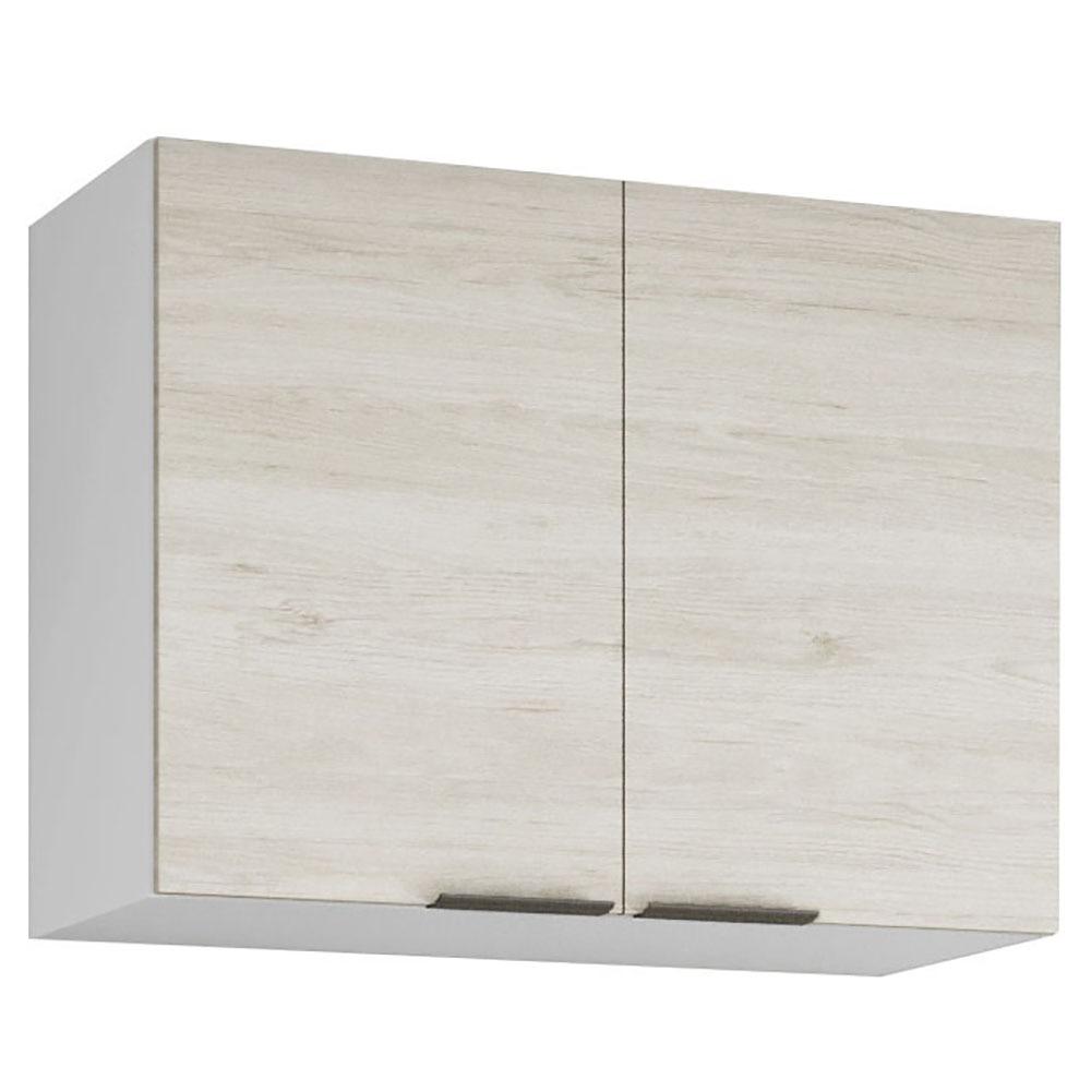 Armário Aéreo Bartira Rubi com 2 Portas e 1 Prateleira - 80cm de largura - 2