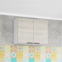 Armário Aéreo Bartira Rubi com 2 Portas e 1 Prateleira - 80cm de largura - 1