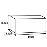 Armário de Geladeira Bartira Rubi com 1 Porta - 80cm de largura - 4