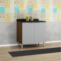 Balcão Duplo Bartira Rubi com 2 Portas e 1 Prateleira - 80,1cm de largura - 1