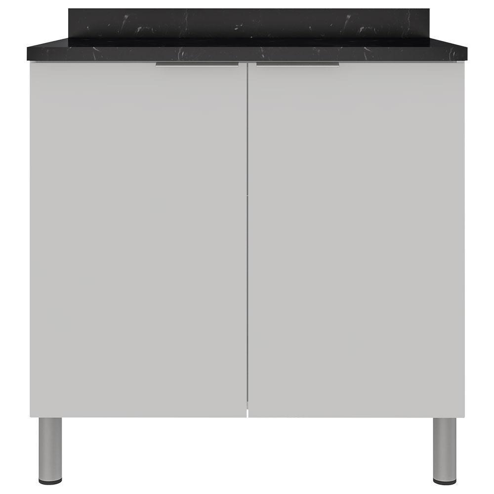 Balcão Duplo Bartira Rubi com 2 Portas e 1 Prateleira - 80,1cm de largura - 1