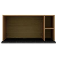 Armário para Micro-ondas Bartira Rubi com Nicho - 42,5x80,1x45cm - 2