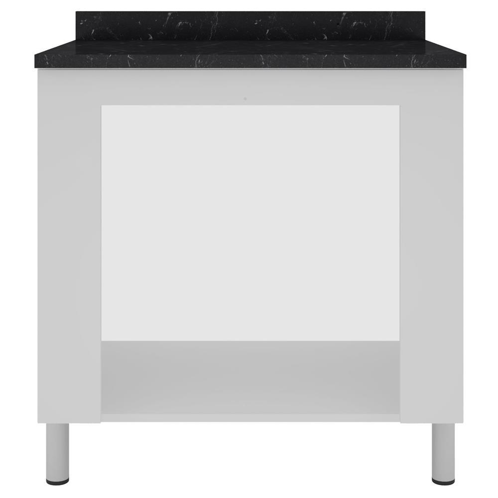 Balcão para Forno e Cooktop Bartira Rubi com 4 Bocas - 80,1cm de largura - 2