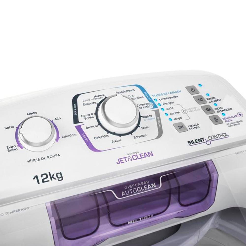 Máquina de Lavar Electrolux 12kg LAC12 Silenciosa Cesto Inox Tecnologia Jet&Clean Branca - 3