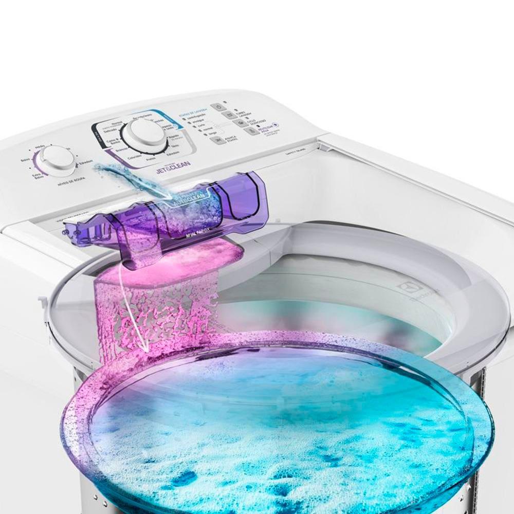 Máquina de Lavar Electrolux 12kg LAC12 Silenciosa Cesto Inox Tecnologia Jet&Clean Branca - 6
