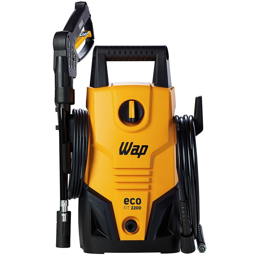 Lavadora de Alta Pressão Wap Eco Fit 2200 1500psi 1400W com Jato de Água Leque e Concentrado, Sistema Stop Total - Amarelo/Preta - 3
