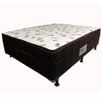 Cama Box Conjugada Casal Ortobom Turin Spring com Ortopillow e Molas Nanolastic 43x138x188cm - Marrom/Bege - 2