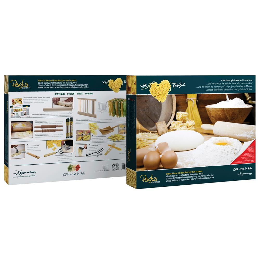 Conjunto de Acessórios para Pasta Eppicotispai em Madeira e Inox - 8