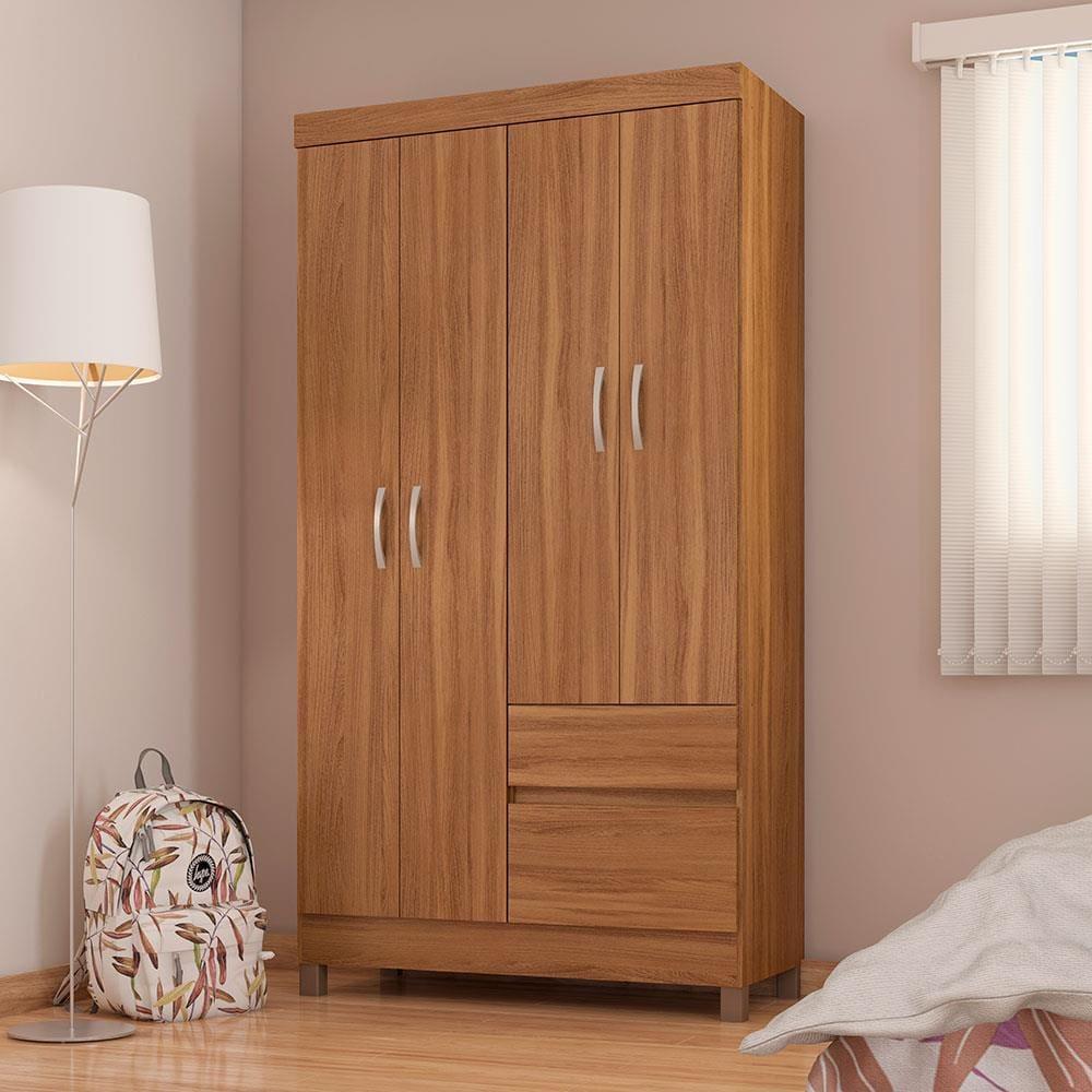 Guarda-Roupa Demóbile Lótus com 4 Portas e 2 Gavetas - 1