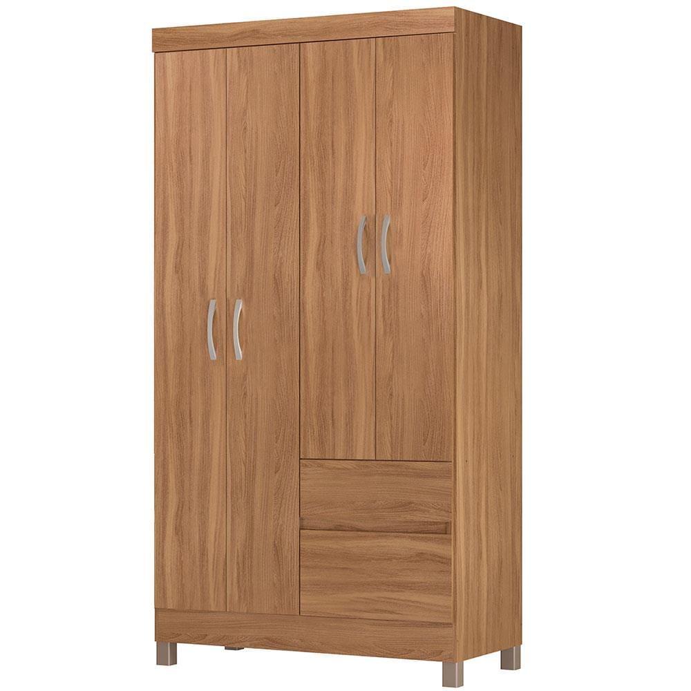 Guarda-Roupa Demóbile Lótus com 4 Portas e 2 Gavetas - 4