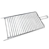 Grelha Dupla para Peixe Utimil Grande em Aço Cromado - 2