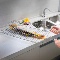 Grelha Dupla para Peixe Utimil Pequena em Aço Cromado - 3