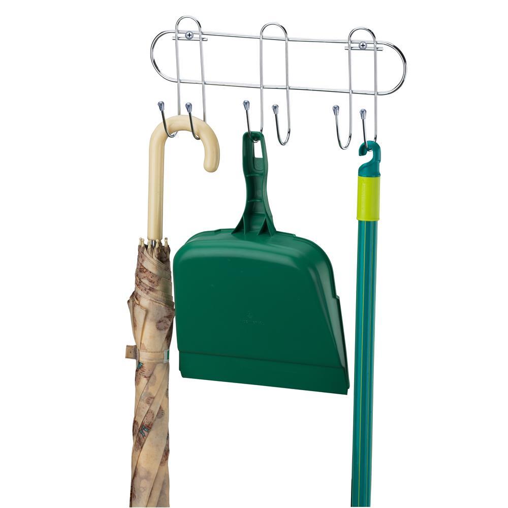 Porta Utensílios de Serviço 3 Ganchos Utimil CR454 em Aço Cromado - 1