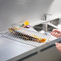 Grelha Dupla para Peixe Utimil Média em Aço Cromado - 3