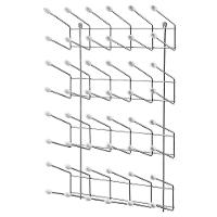 Suporte de Parede para 48 Copos Utimil em Aço Cromado - 1