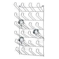 Suporte de Parede para 24 Copos Utimil em Aço Cromado - 1