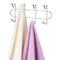 Cabideiro de Banheiro em Aço Cromado Utimil com 4 Ganchos – 33,8 cm - 1