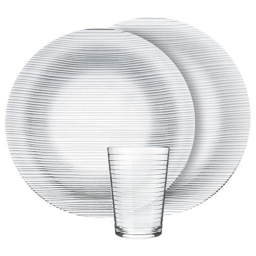 Aparelho de Jantar Duralex Diamante – 12 Peças