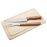 Conjunto para Churrasco Tramontina Dynamic em Aço Inox e Madeira – 3 Peças - 1