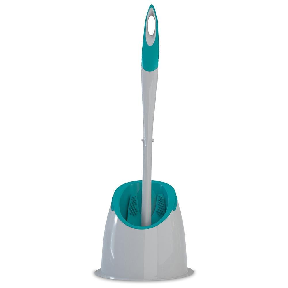 Escova Sanitária Emborrachada com Suporte FlashLimp - 1 Peça - 1