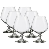 Conjunto de Taças para Conhaque Bohemia Angela 400 ml em Cristal Ecológico - 6 Peças - 1