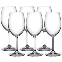 Conjunto de Taças para Vinho Branco Bohemia Anna 350 ml em Cristal Ecológico – 6 Peças - 1