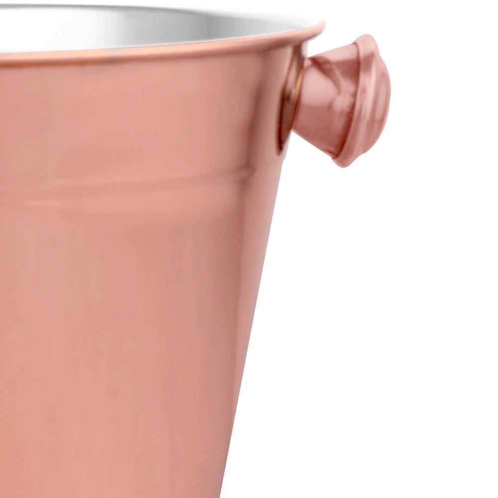 Balde para Gelo Dynasty Open Bar em Aço Inox Cobre - 1,25 L - 3