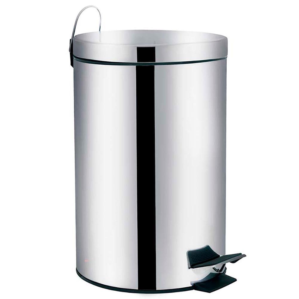 Lixeira Mor Agata com Pedal em Aço Inox e Polipropileno – 3L - 1