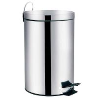 Lixeira Mor Agata com Pedal em Aço Inox e Polipropileno – 3L - 1